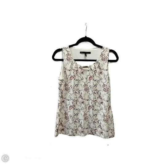 Top Sleeveless By White House Black Market In Geometric Pattern, Size: S