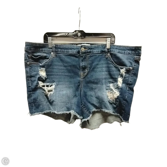Shorts By Torrid In Blue Denim, Size: 22