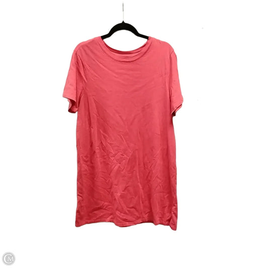 Dress Casual Midi By Old Navy In Red, Size: L
