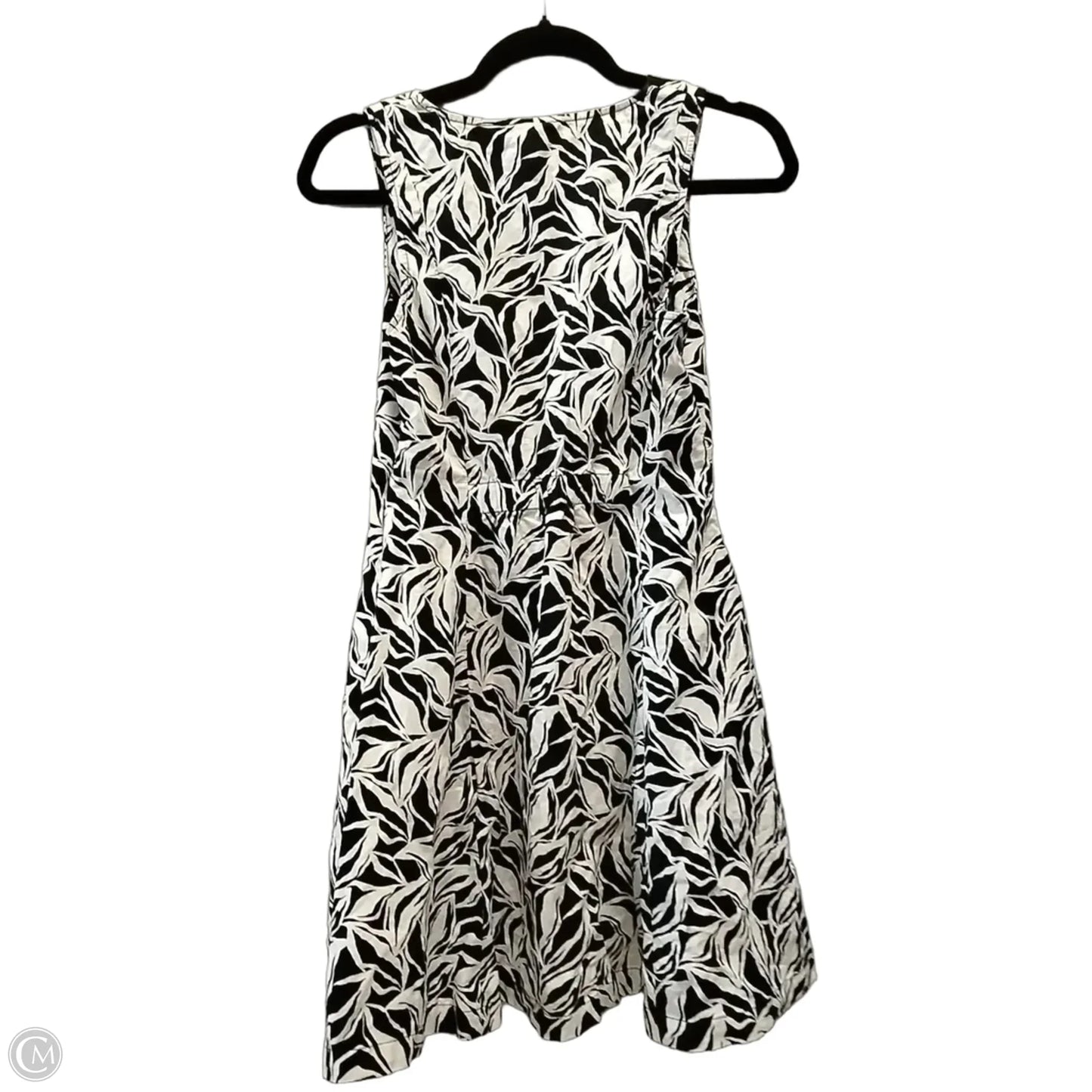 Dress Casual Midi By A New Day In Black & Cream, Size: 4