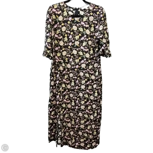 Dress Casual Maxi By Loft In Floral Print, Size: 14