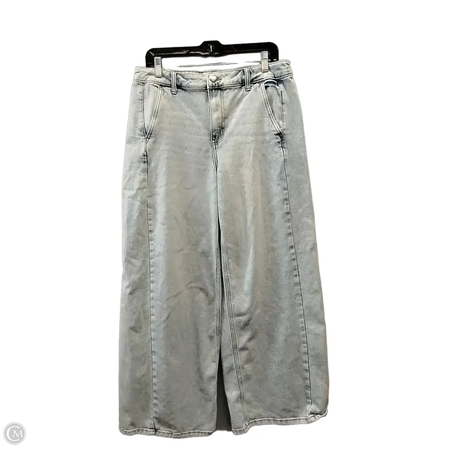 Jeans Wide Leg By Celebrity Pink In Blue Denim, Size: 11