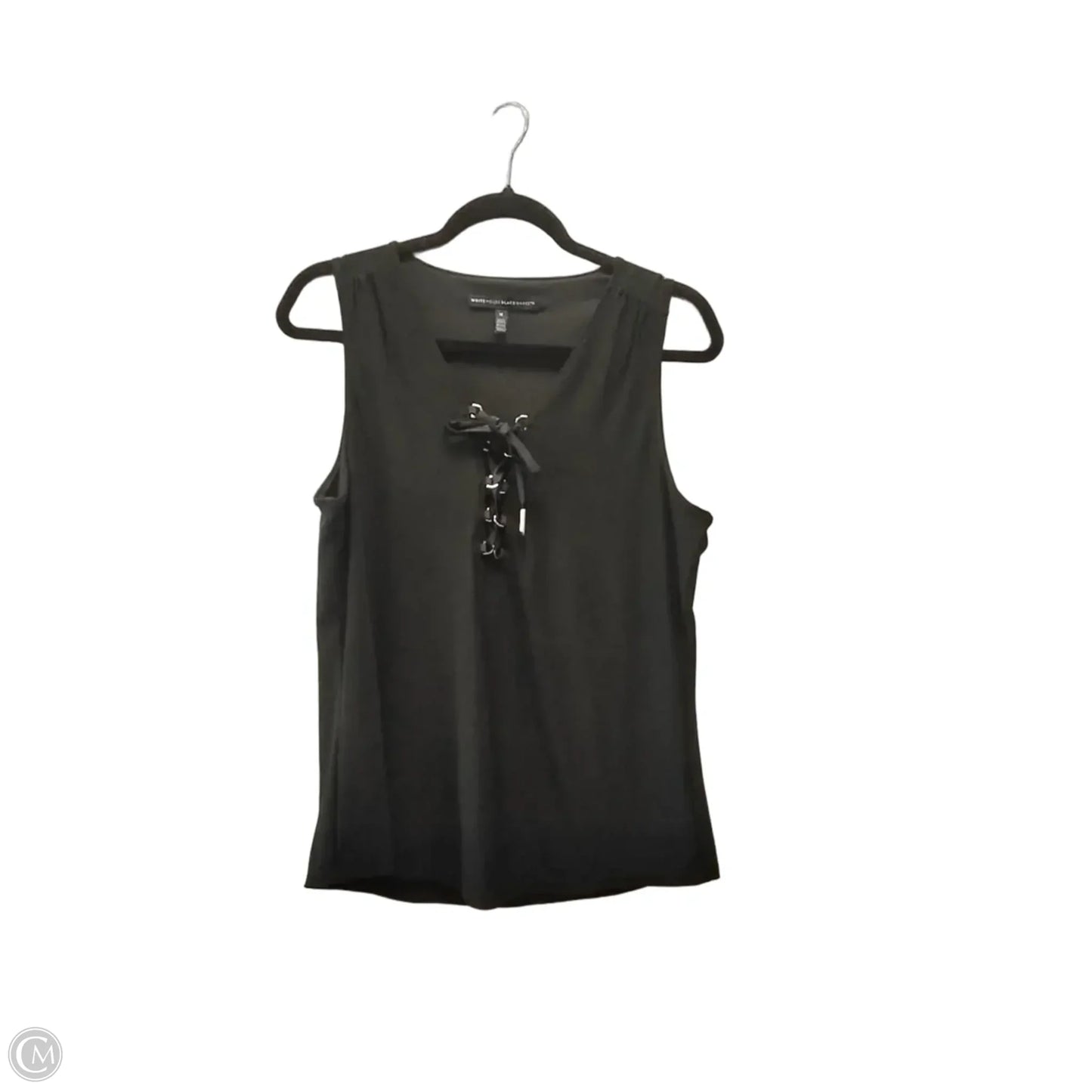 Blouse Sleeveless By White House Black Market In Black, Size: M