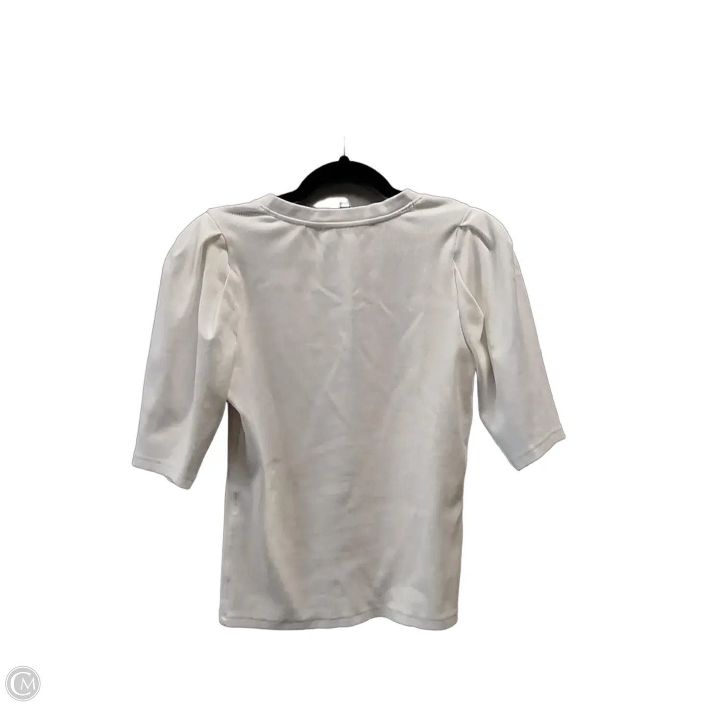 Blouse Short Sleeve By White House Black Market In White, Size: S