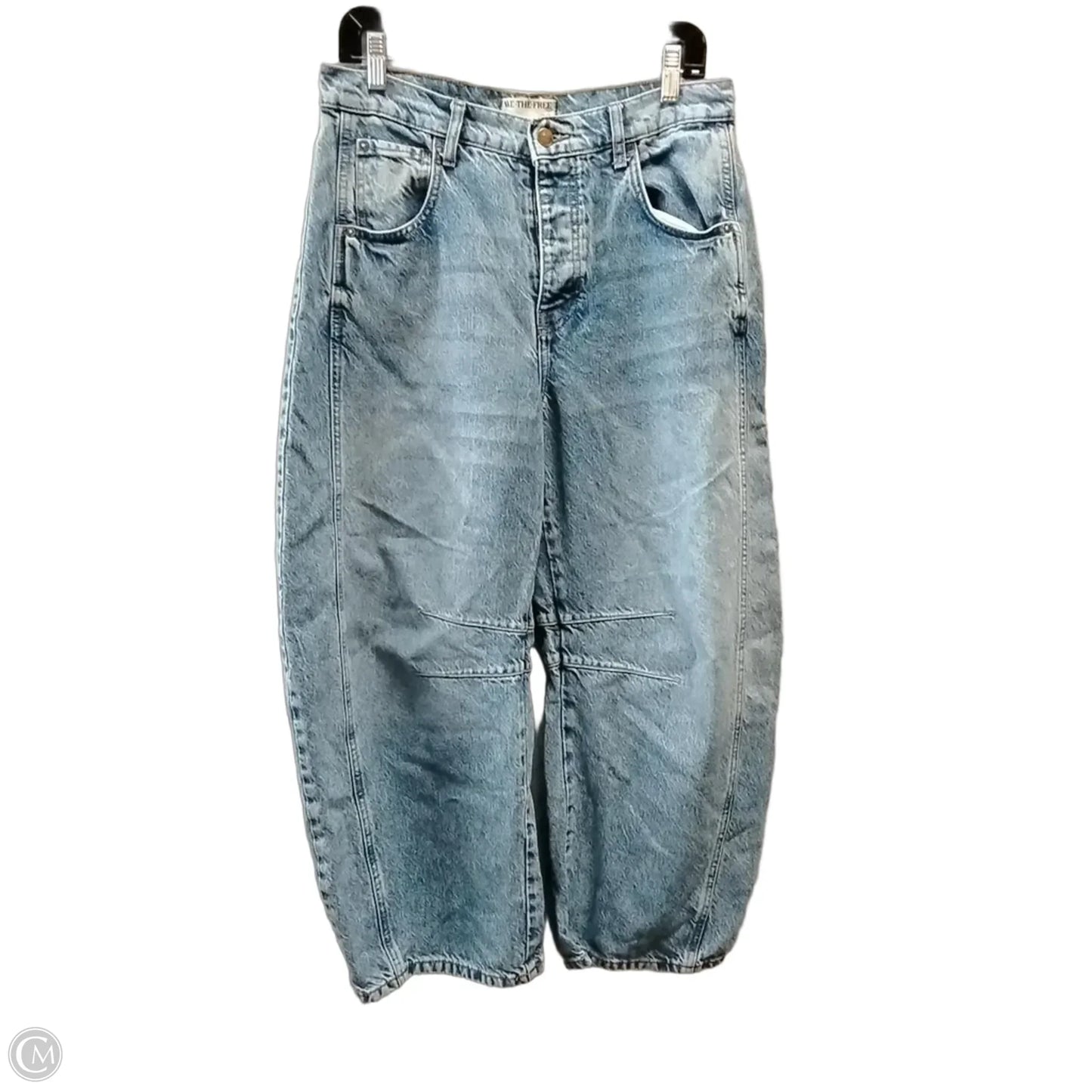 Jeans Wide Leg By We The Free In Blue Denim, Size: 28