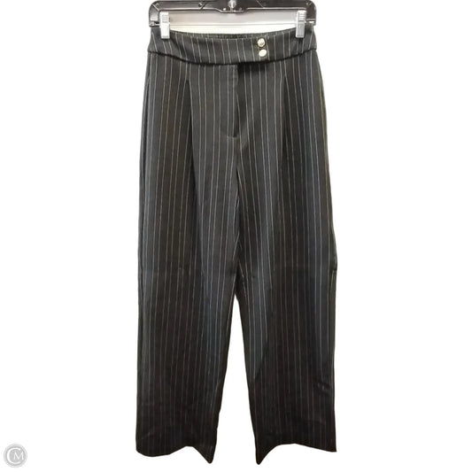 Pants Wide Leg By Christian Siriano In Striped Pattern, Size: S
