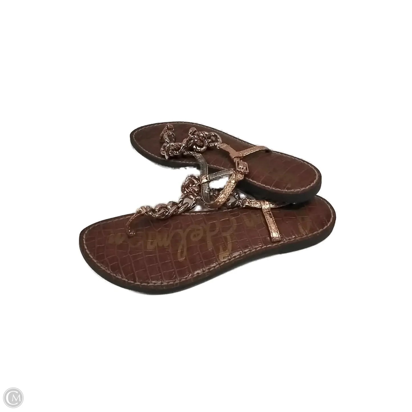 Sandals Flats By Sam Edelman In Copper, Size: 6.5
