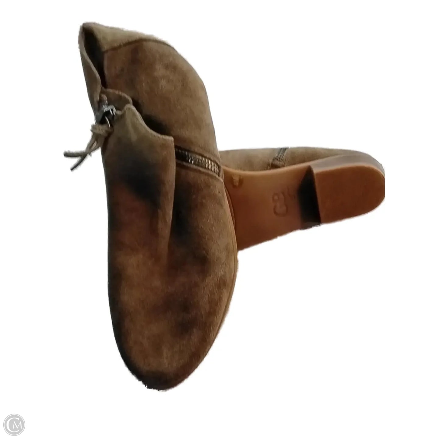 Shoes Heels Kitten By Clothes Mentor In Brown, Size: 5