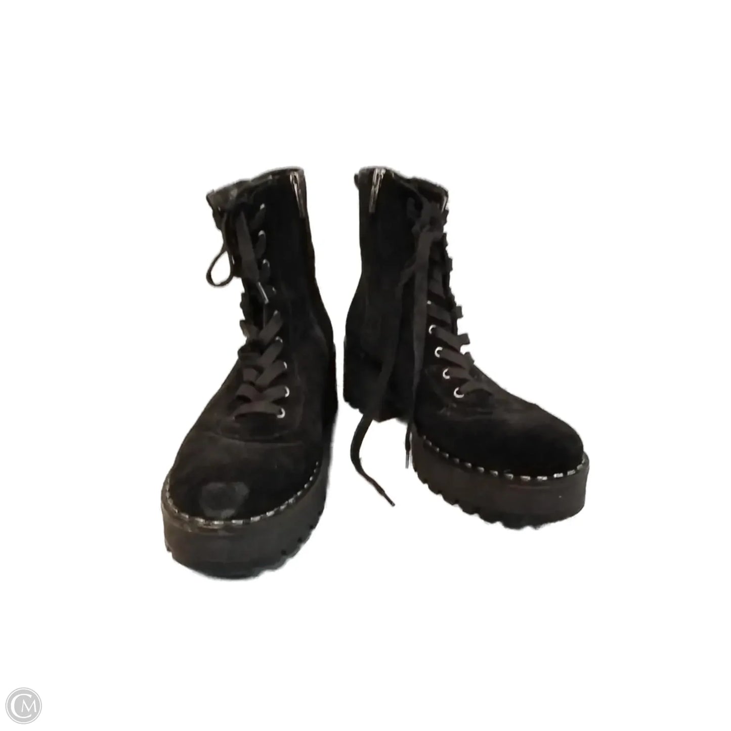 Boots Ankle Heels By Vince Camuto In Black, Size: 10