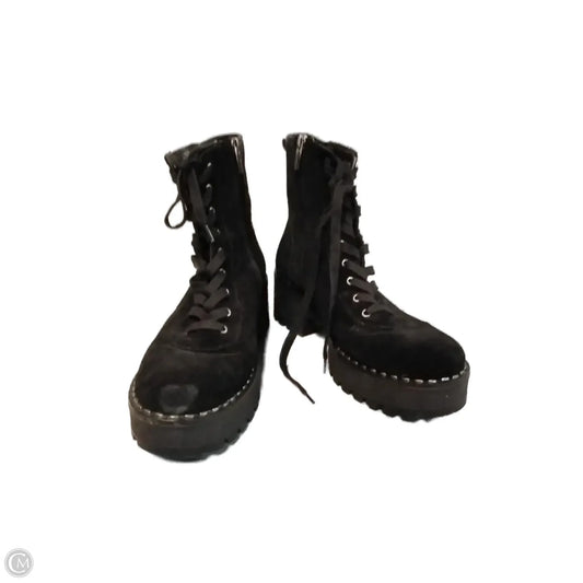 Boots Ankle Heels By Vince Camuto In Black, Size: 10