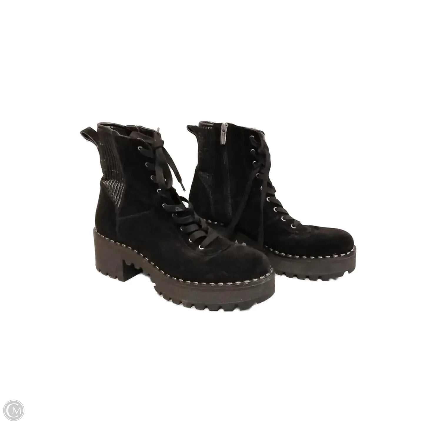 Boots Ankle Heels By Vince Camuto In Black, Size: 10