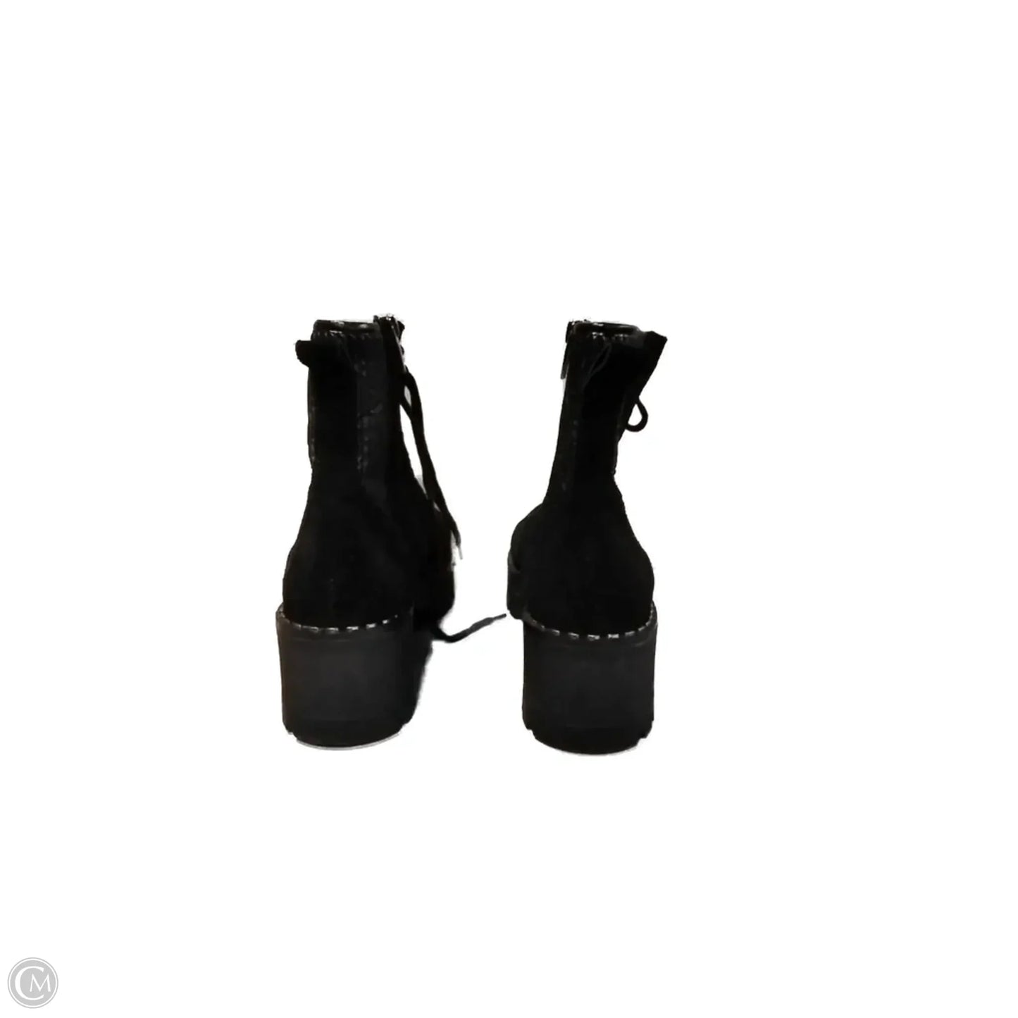 Boots Ankle Heels By Vince Camuto In Black, Size: 10