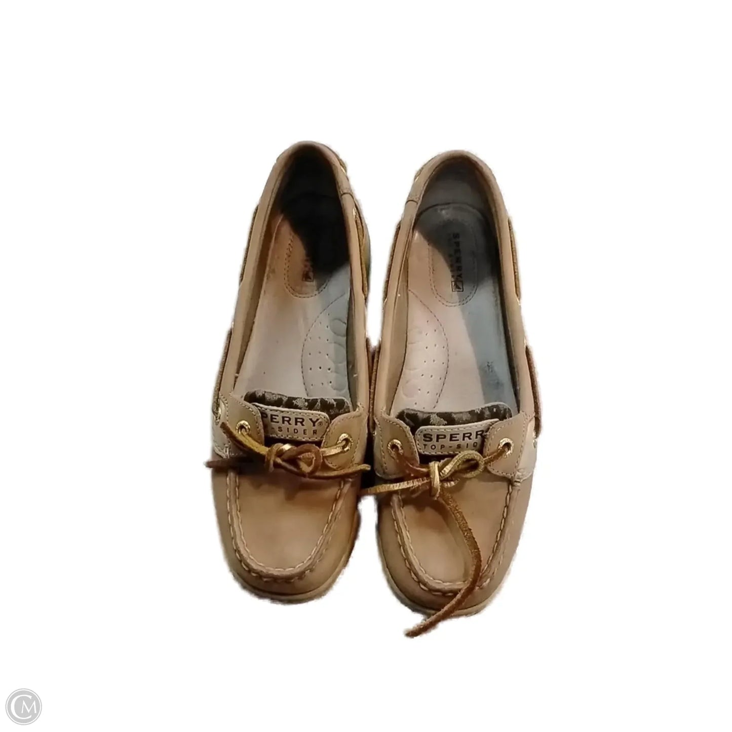 Shoes Flats By Sperry In Brown & Tan, Size: 7