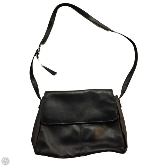 Crossbody Leather By Croft And Barrow, Size: Medium