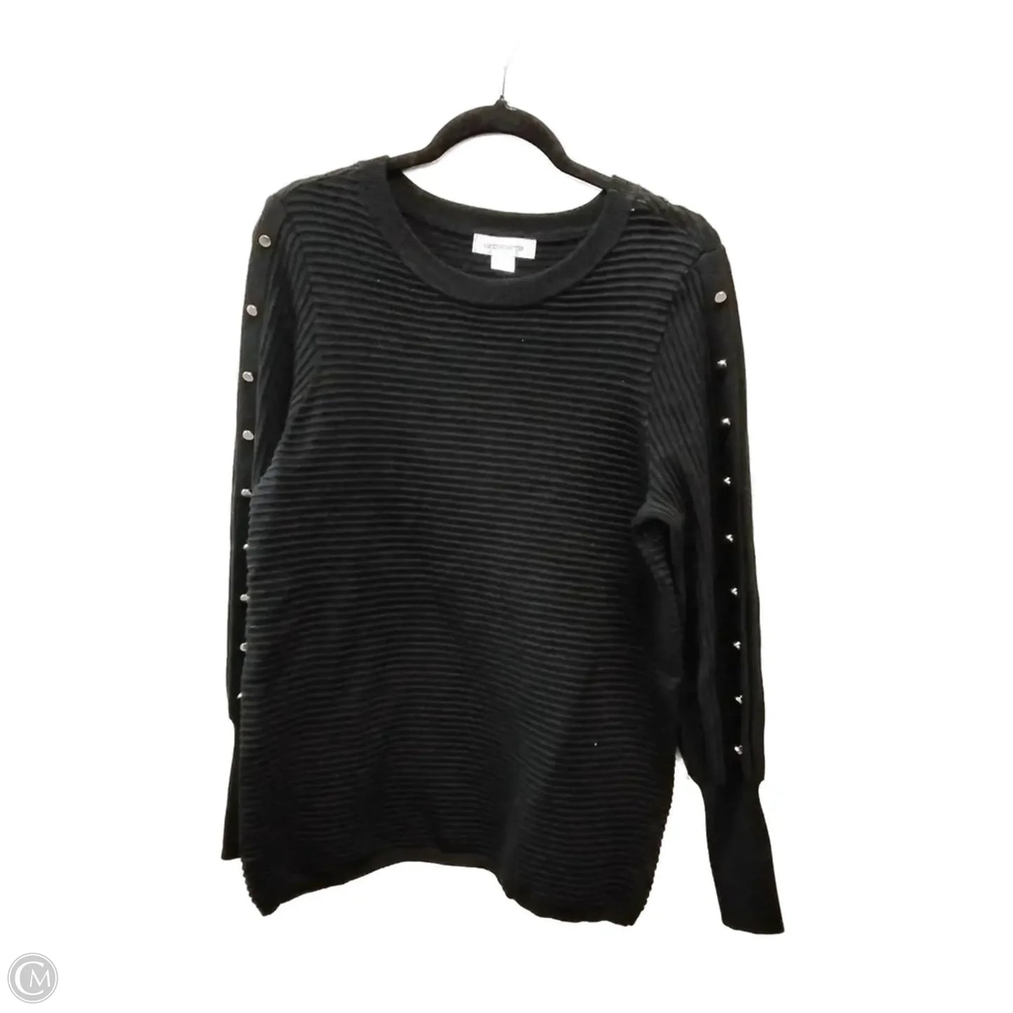 Top Long Sleeve By Liz Claiborne In Black, Size: M