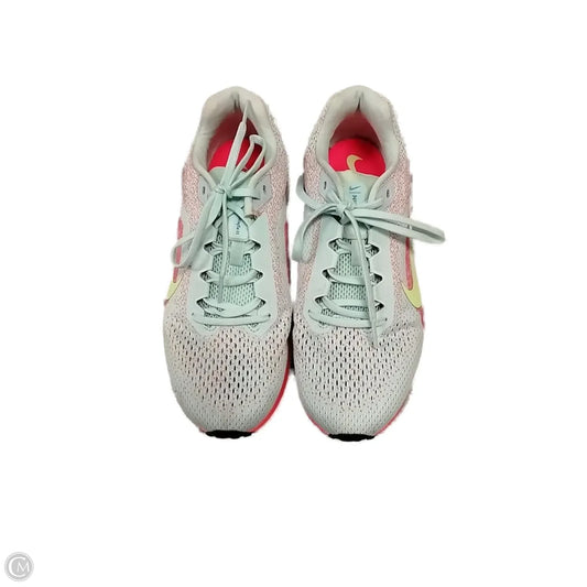 Shoes Athletic By Nike In Blue & Orange, Size: 9