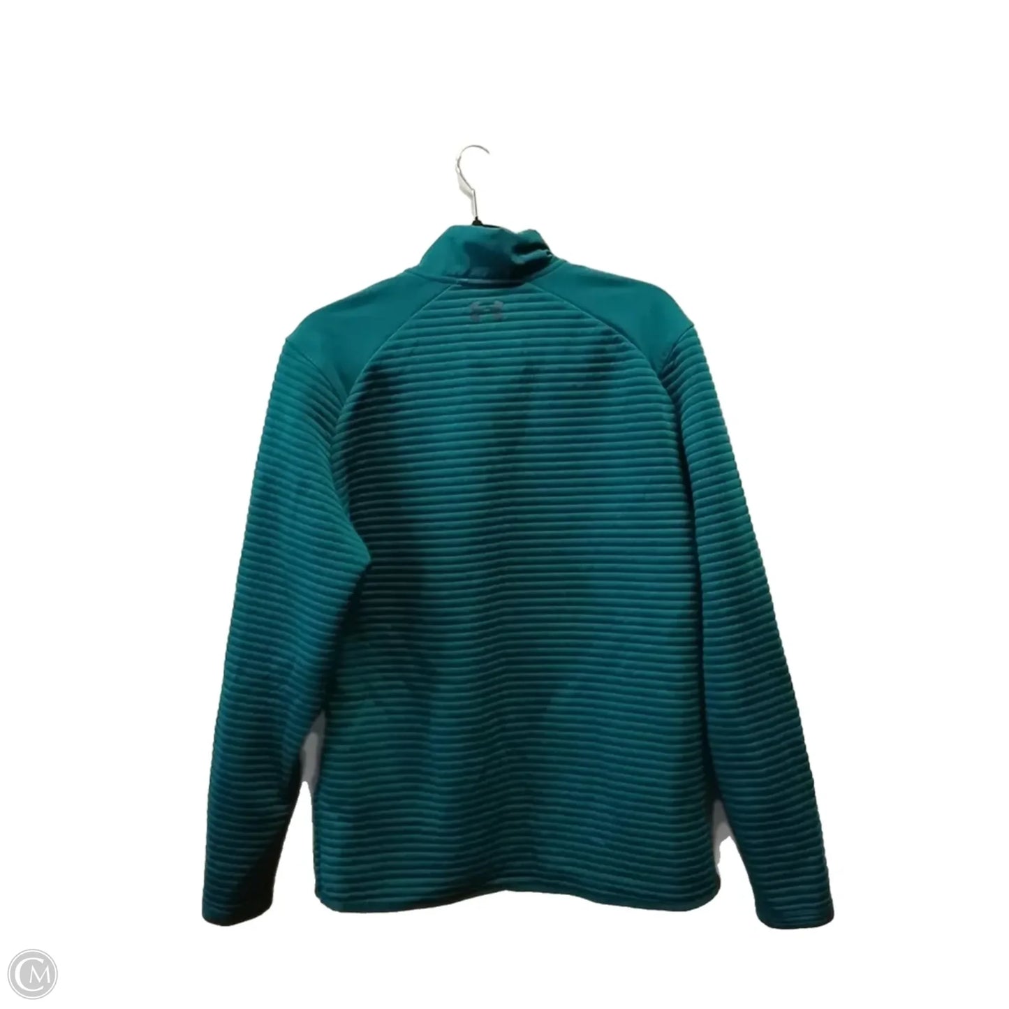 Athletic Sweatshirt Crewneck By Under Armour In Teal, Size: M