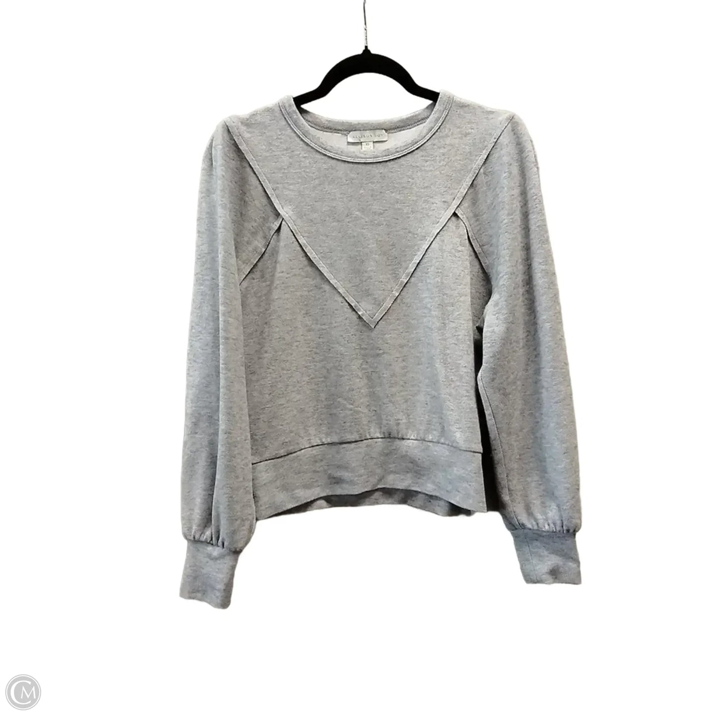 Sweatshirt Crewneck By Allison Joy In Grey, Size: Xs