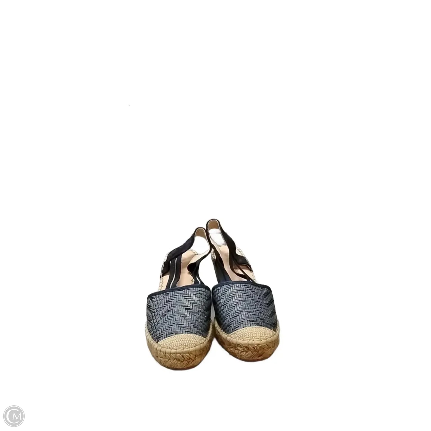 Shoes Heels Wedge By Eric Michael London In Blue & Tan, Size: 7.5