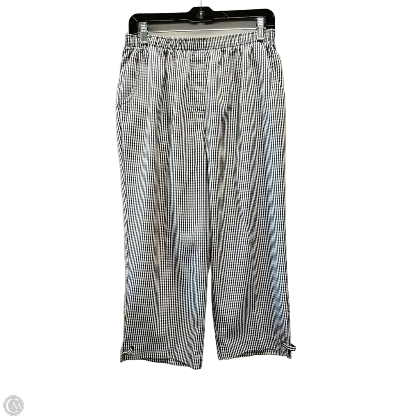 Pants Linen By Allison Daley In Checkered Pattern, Size: 14