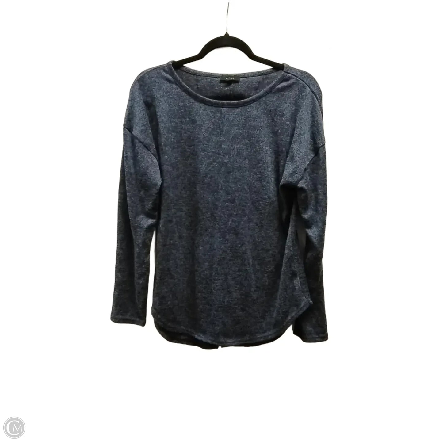 Top Long Sleeve By Mine In Navy, Size: L
