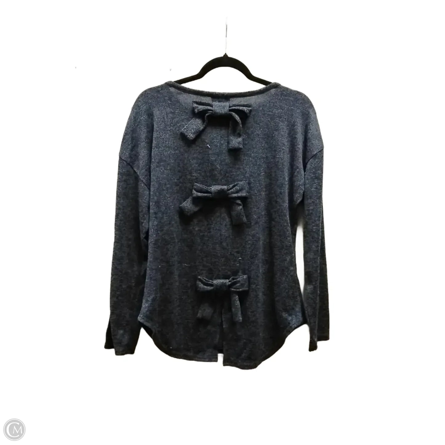 Top Long Sleeve By Mine In Navy, Size: L