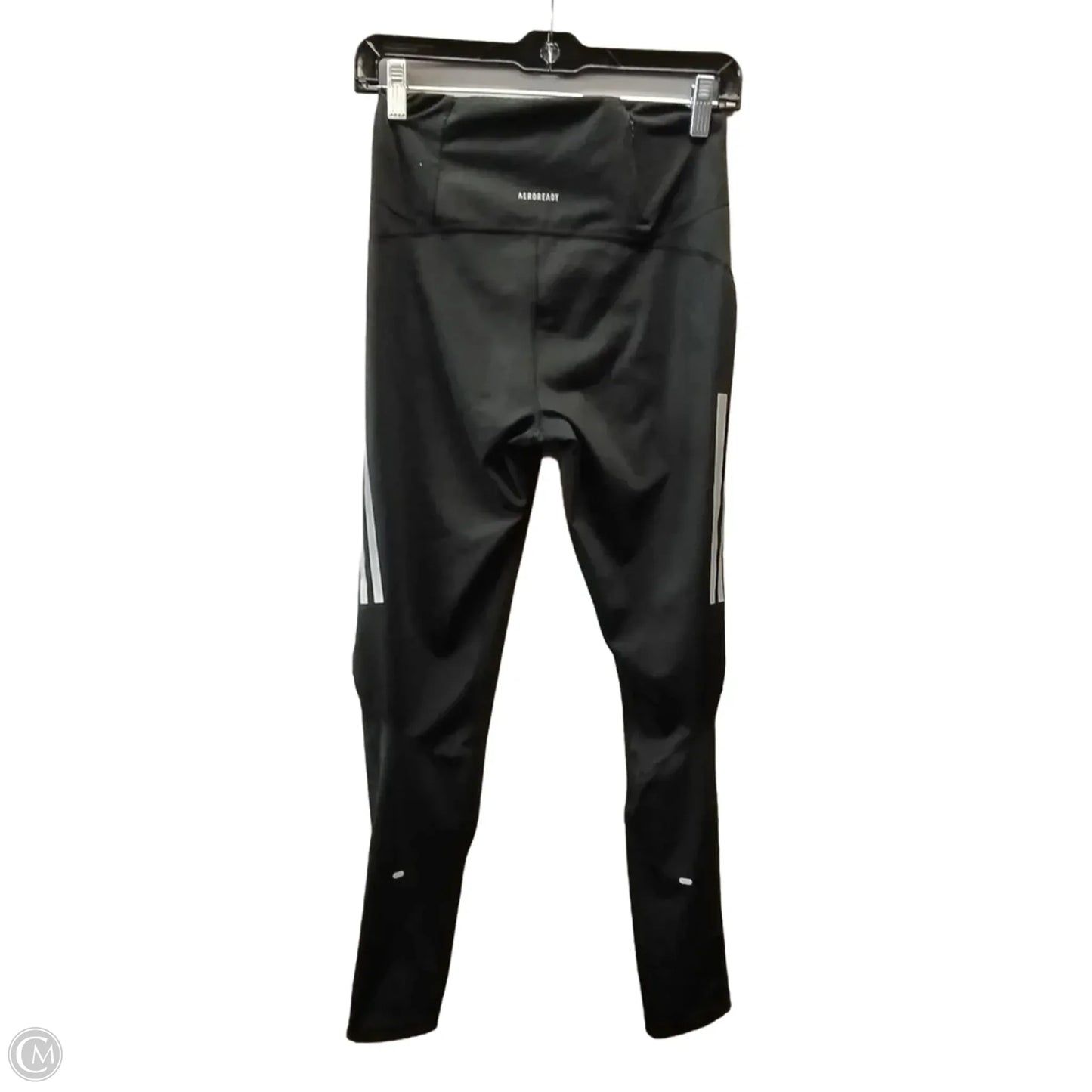 Athletic Pants By Adidas In Black & Grey, Size: S