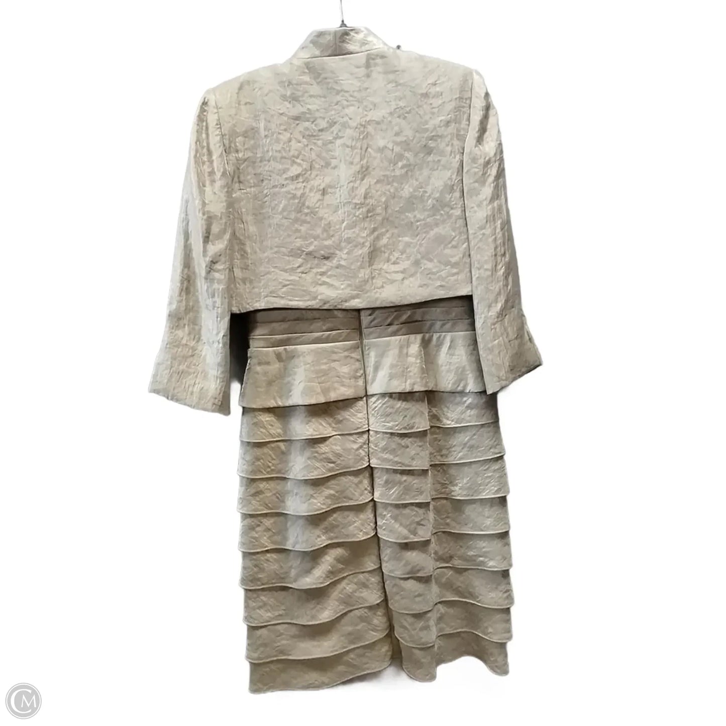 Dress Party Midi By Jessica Howard In Tan, Size: 10