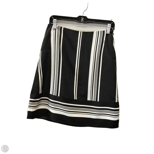 Skirt Midi By Limited In Black & White, Size: Xs