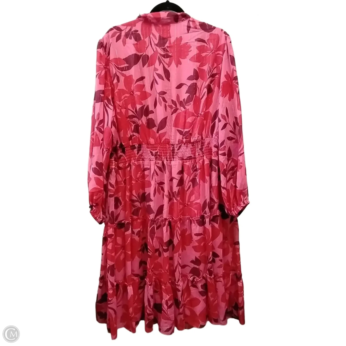 Dress Party Long By Liz Claiborne In Red, Size: 22