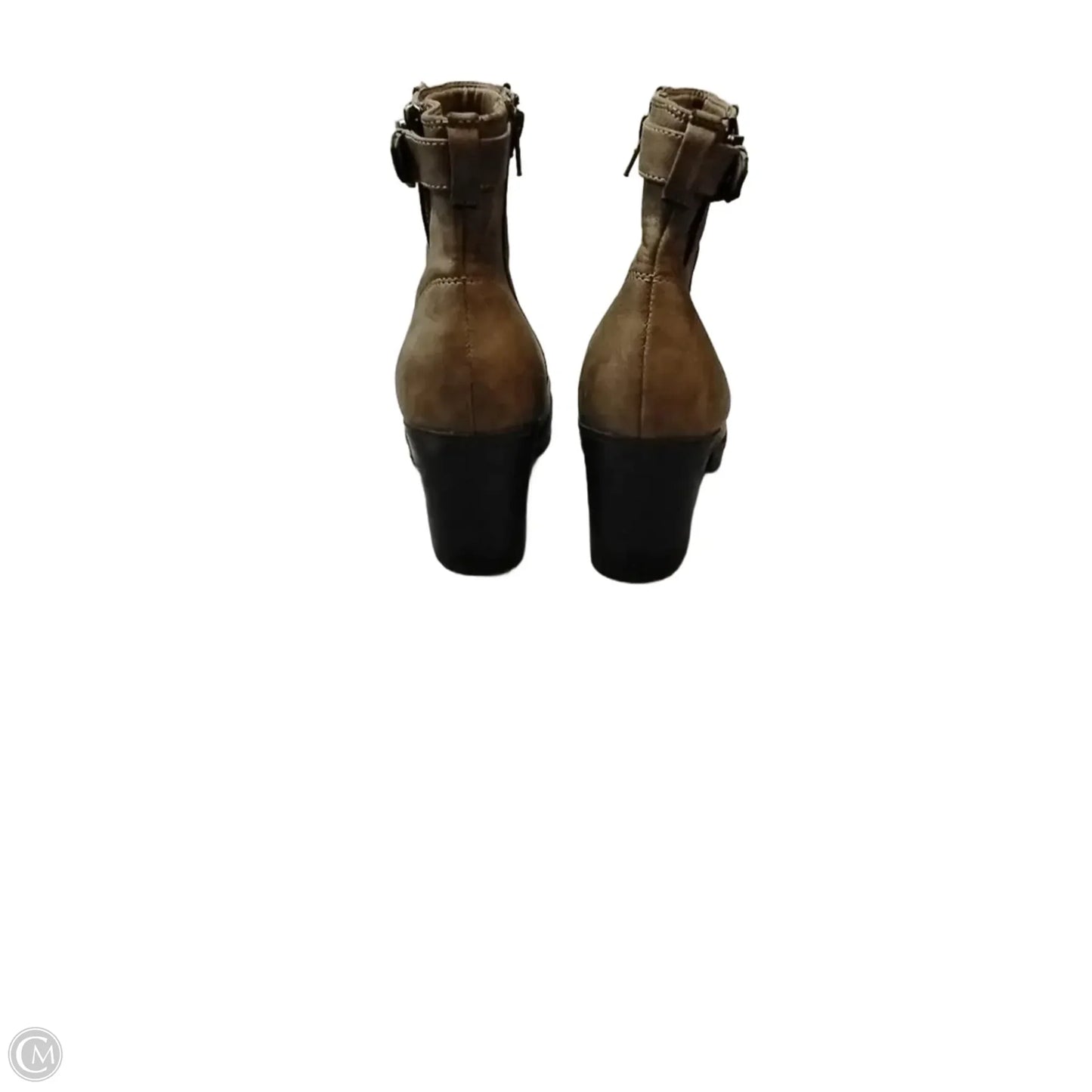 Boots Ankle Heels By Paige In Beige, Size: 11