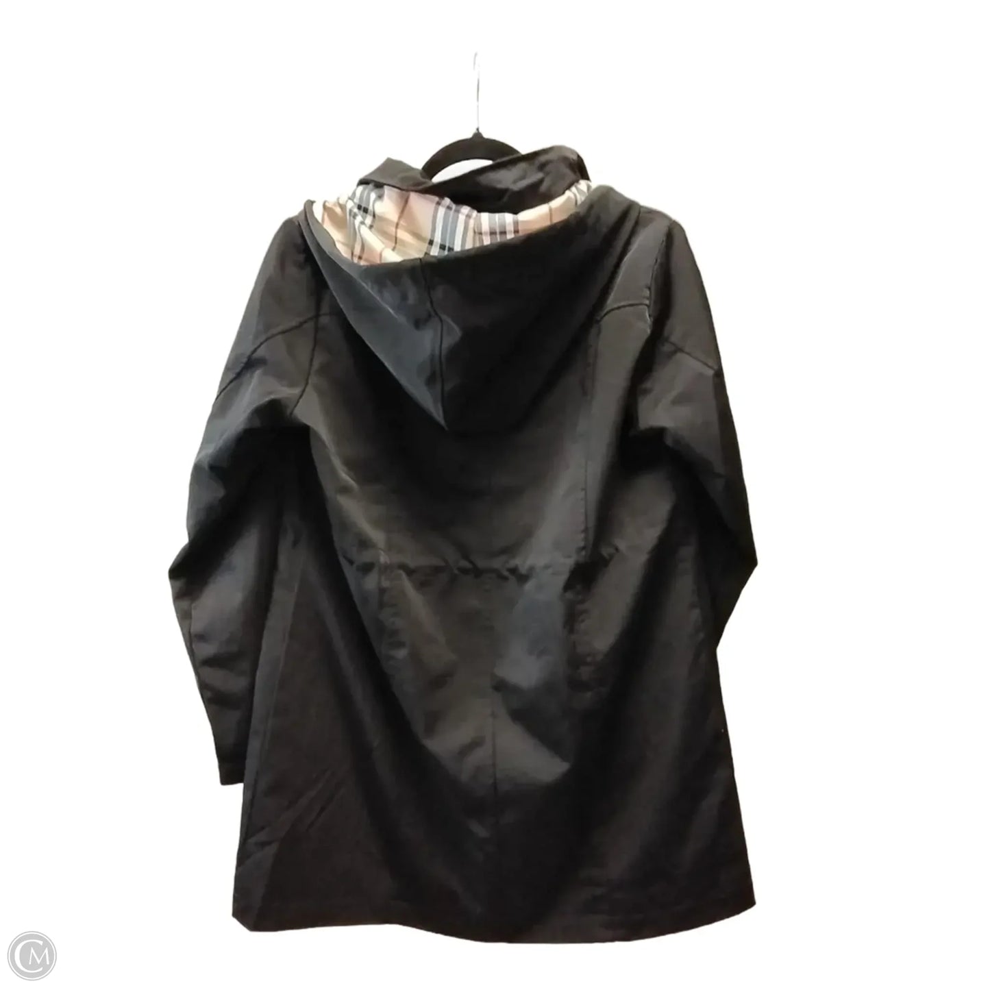 Coat Raincoat By Cmc In Black, Size: S