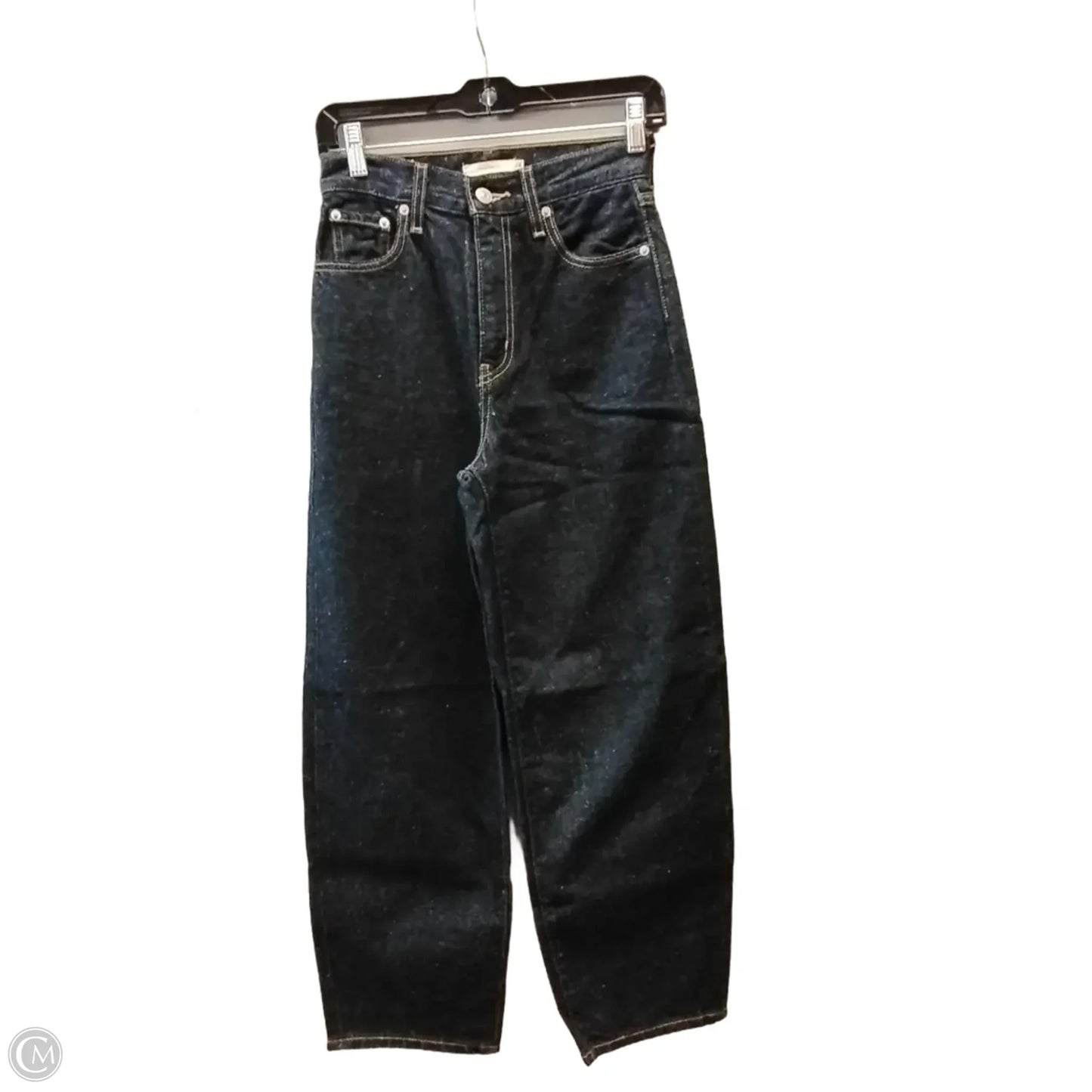 Jeans Wide Leg By Levis In Blue Denim, Size: 0