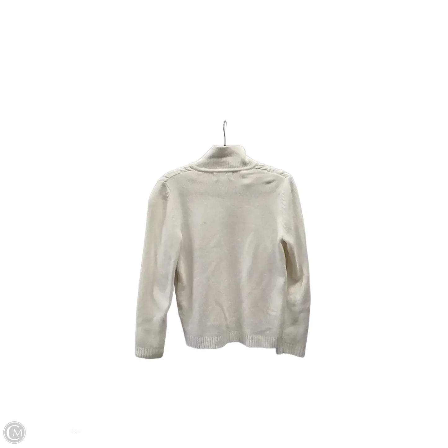 Sweater Cardigan By Alfred Dunner In Beige, Size: Sp