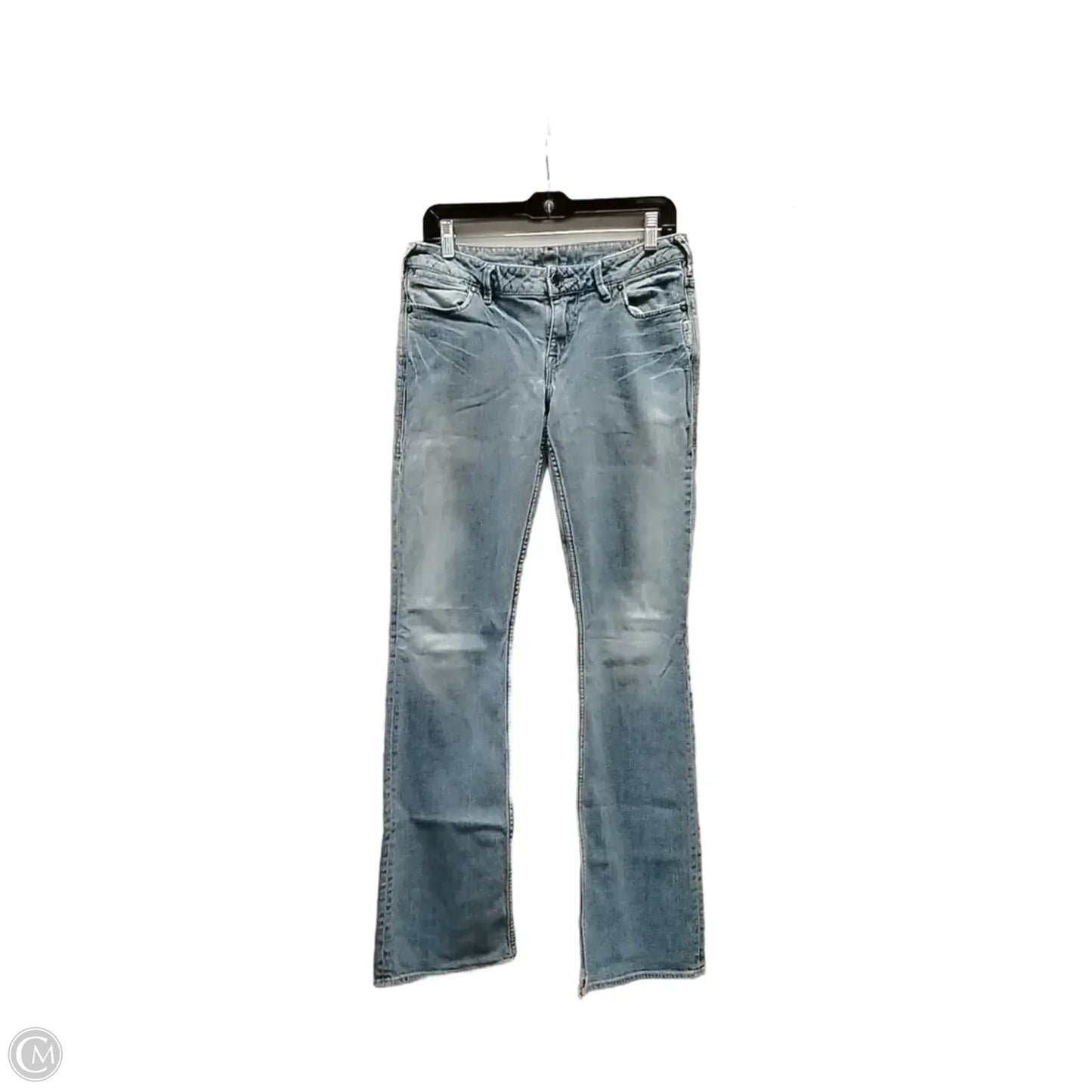 Jeans Boyfriend By Silver In Blue Denim, Size: 10