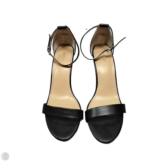 Shoes Heels Stiletto By Express In Black & Cream, Size: 10