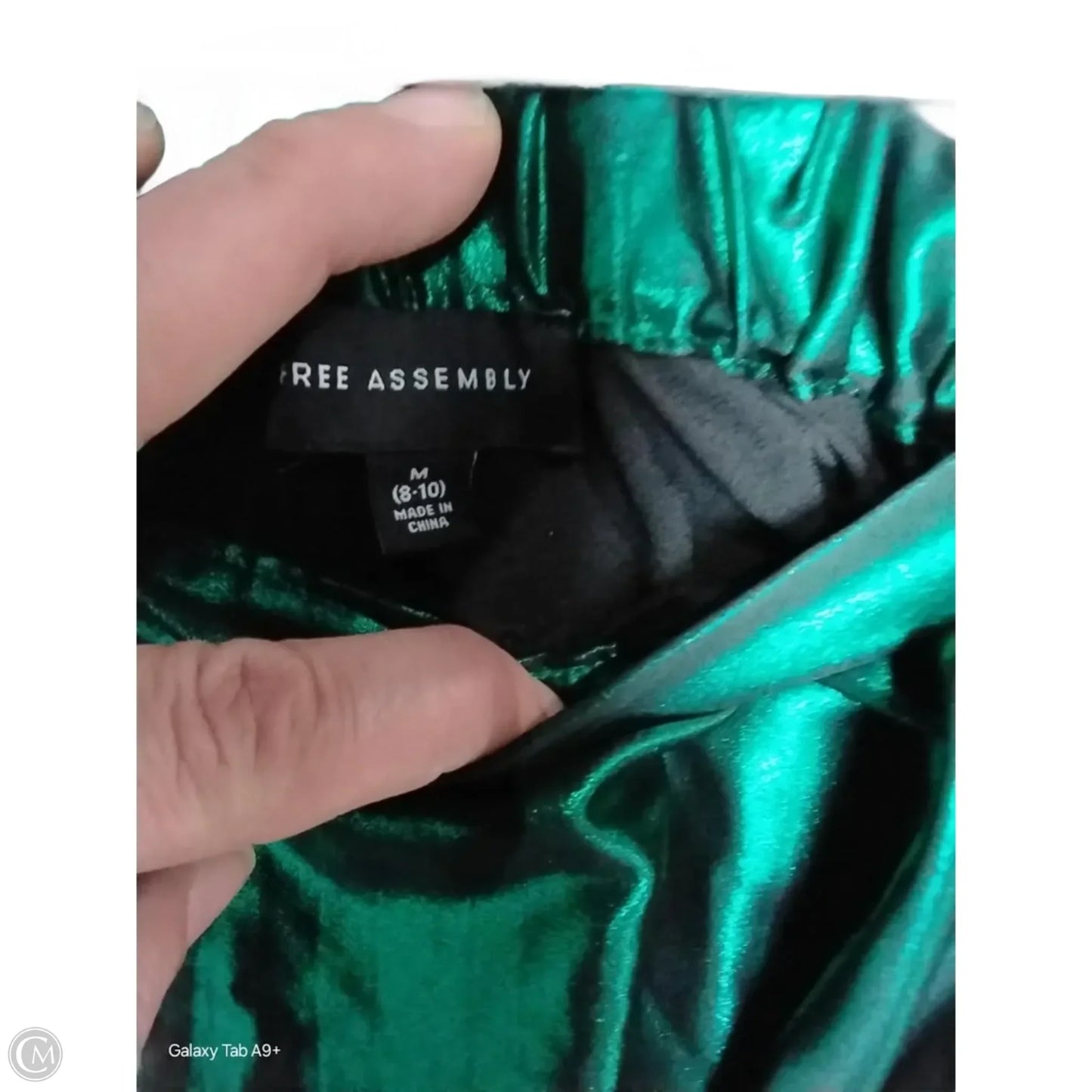 Skirt Maxi By Free Assembly In Green, Size: M