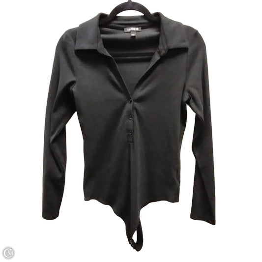 Top Long Sleeve By Express In Black, Size: L