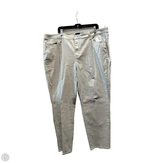 Pants Chinos & Khakis By Talbots In Silver, Size: 22w