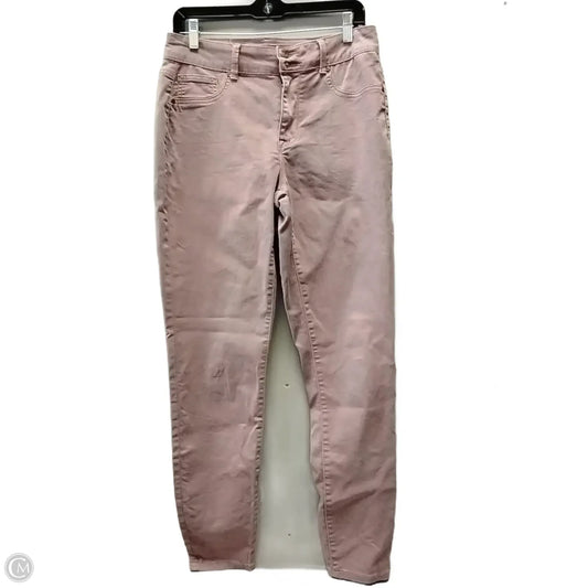 Jeans Straight By Maurices In Mauve, Size: M