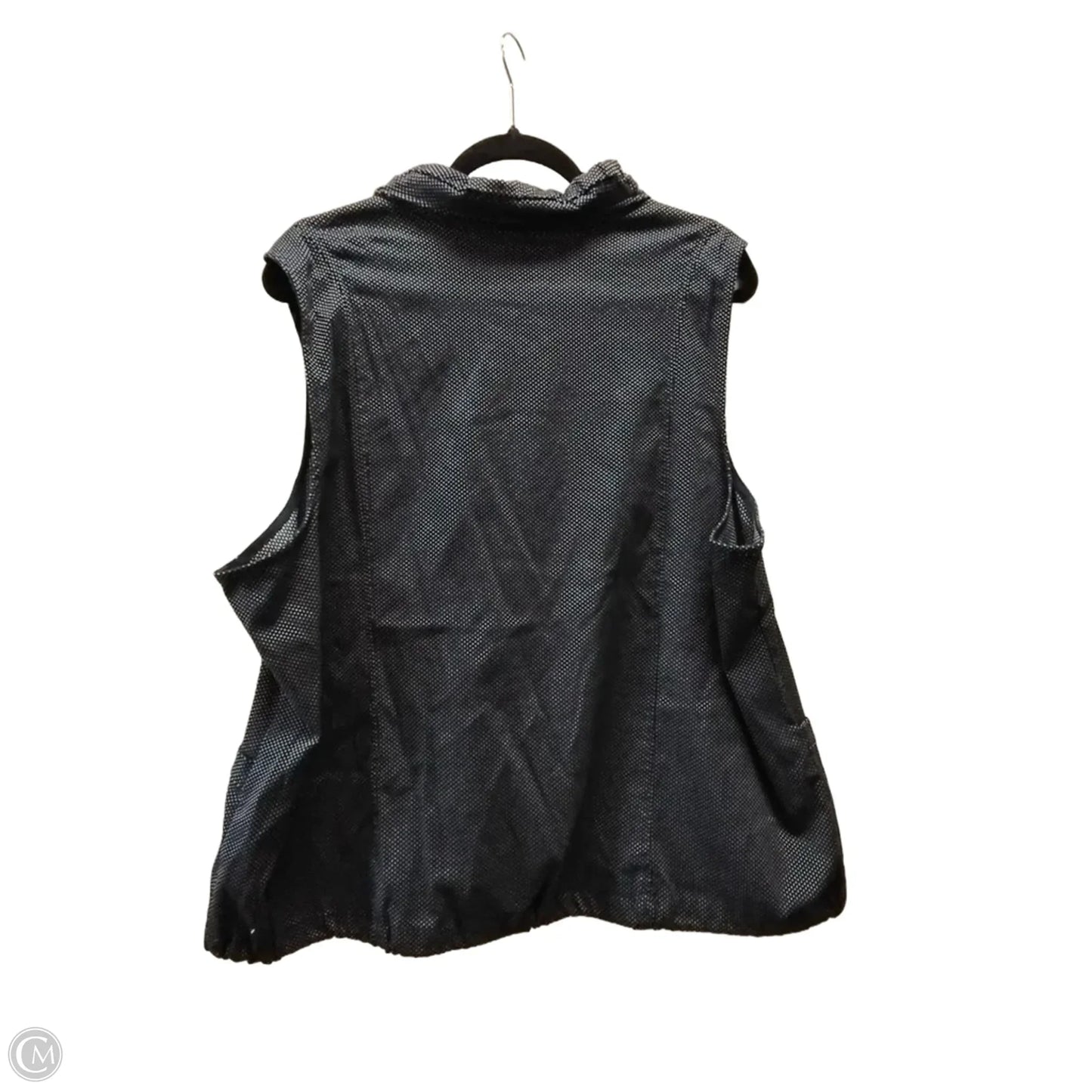 Blouse Sleeveless By Cj Banks In Polkadot Pattern, Size: 2x