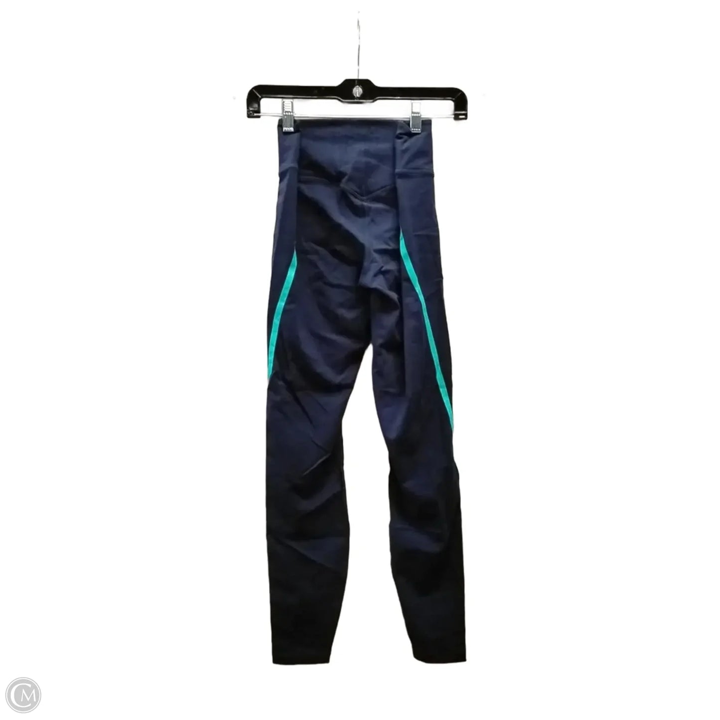 Athletic Leggings By Nike Apparel In Navy, Size: M