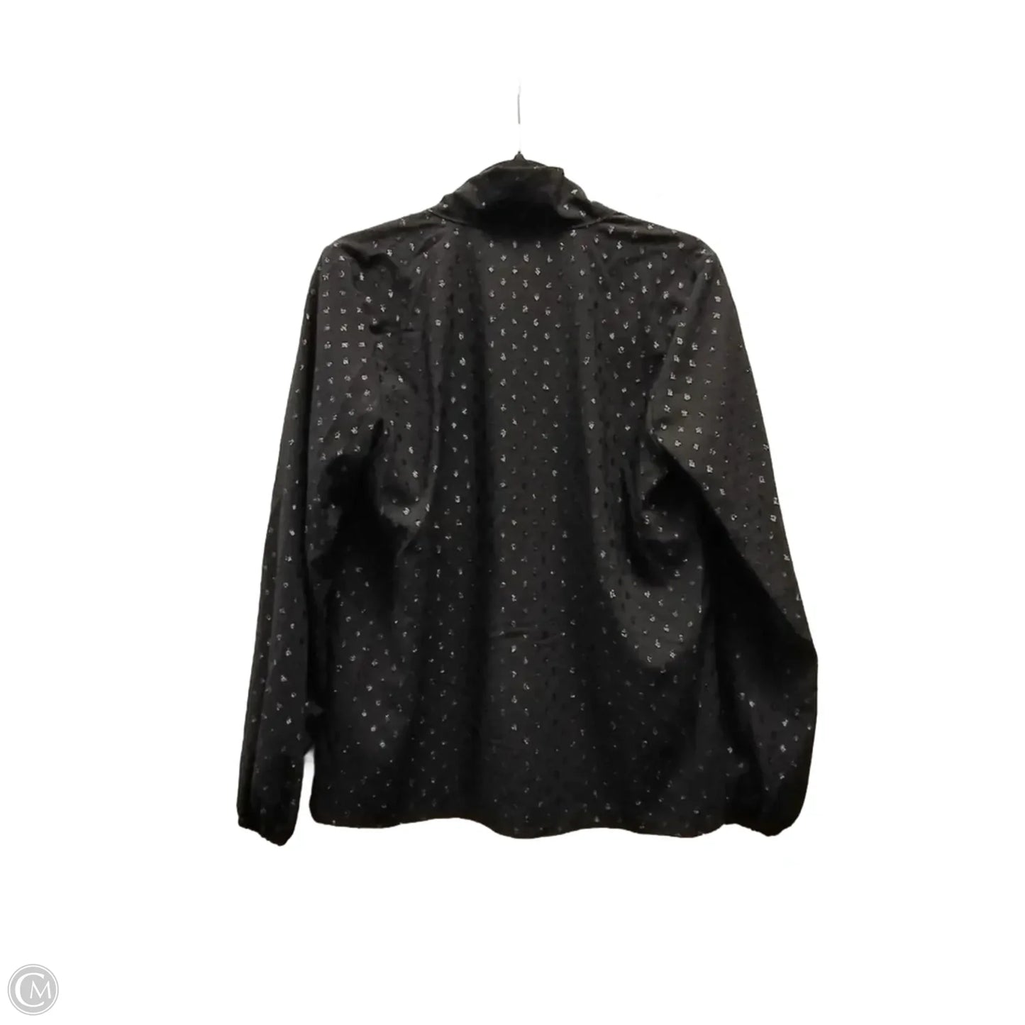 Blouse Long Sleeve By Michael By Michael Kors In Black, Size: M