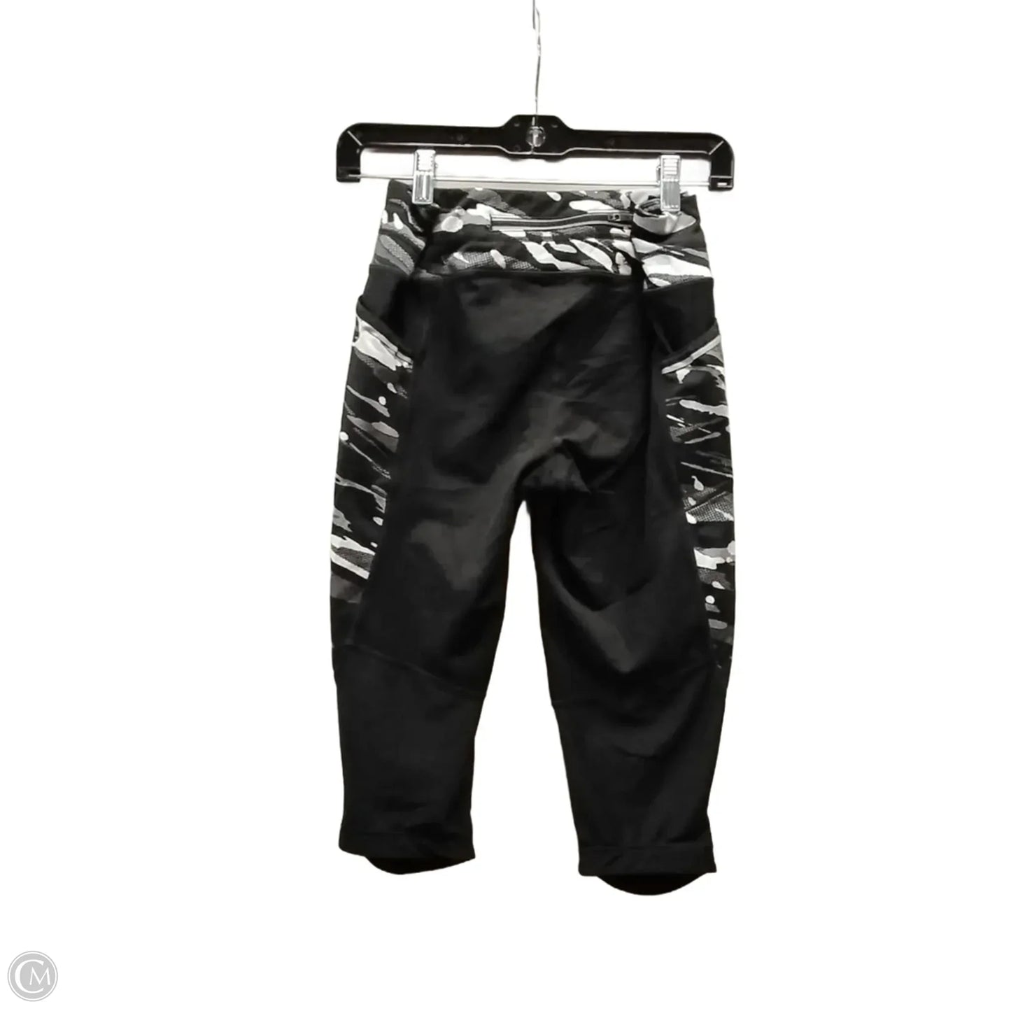 Athletic Leggings Capris By Athleta In Black & White, Size: M