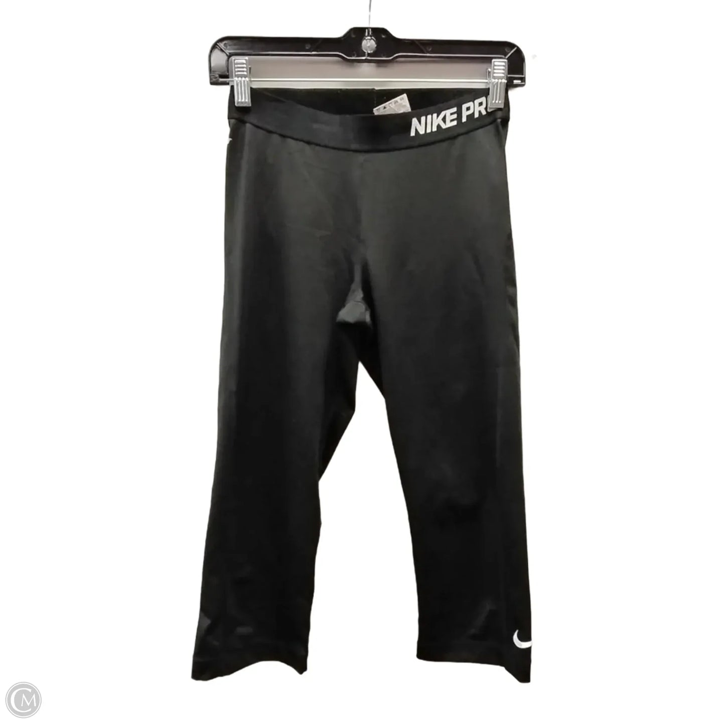 Athletic Leggings Capris By Nike Apparel In Black, Size: M