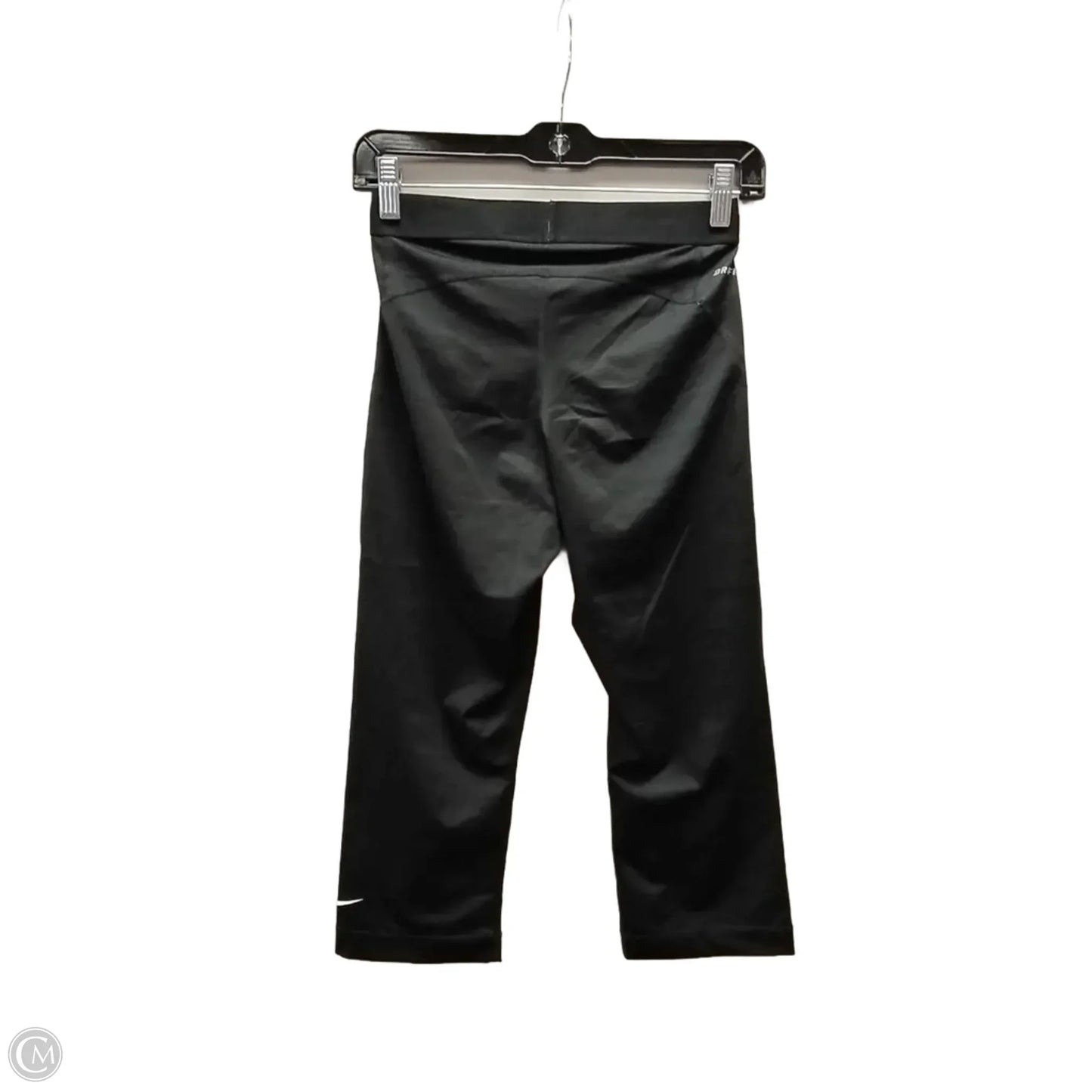 Athletic Leggings Capris By Nike Apparel In Black, Size: M