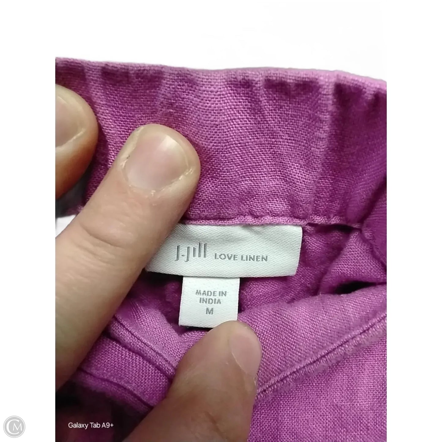 Pants Linen By J. Jill In Purple, Size: 8