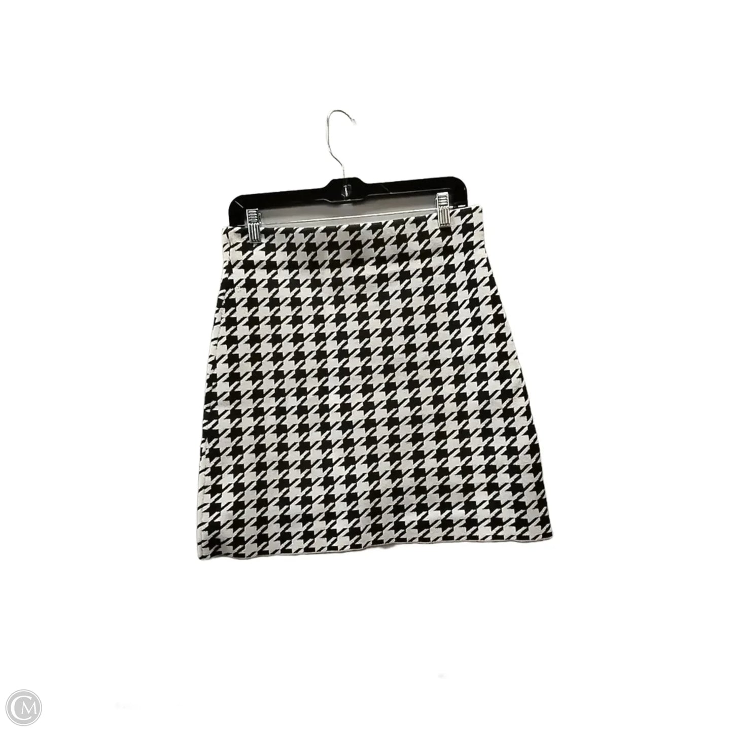 Skirt Midi By Loft In Black & White, Size: S