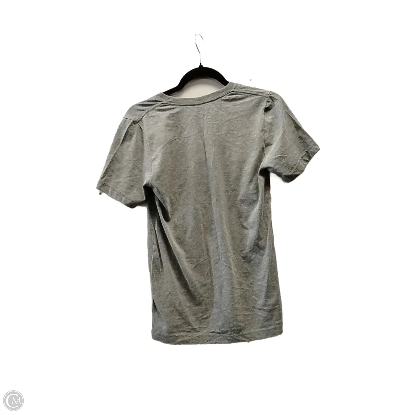 Top Short Sleeve Basic By Canvas In Grey, Size: S