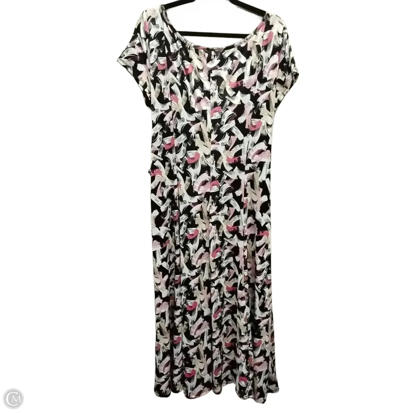 Dress Casual Maxi By Perceptions In Geometric Pattern, Size: Xl